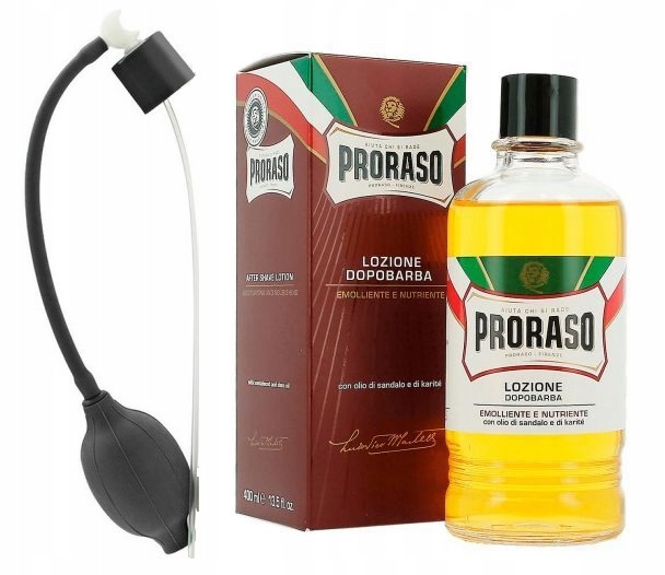 Sada Proraso voda po holení Červená 400+Pumpička