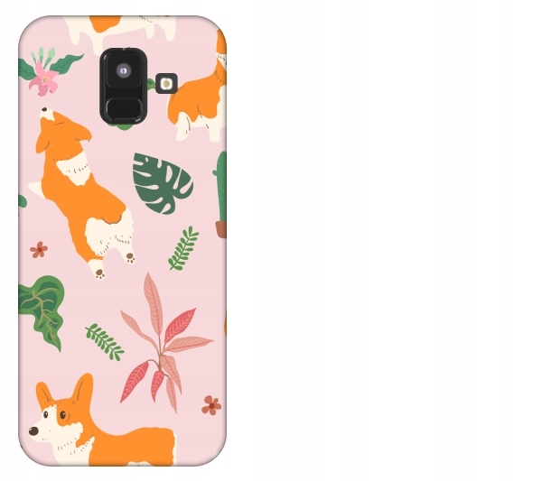 

Etui pokrowiec Samsung Galaxy A6 2018 Corgi pies