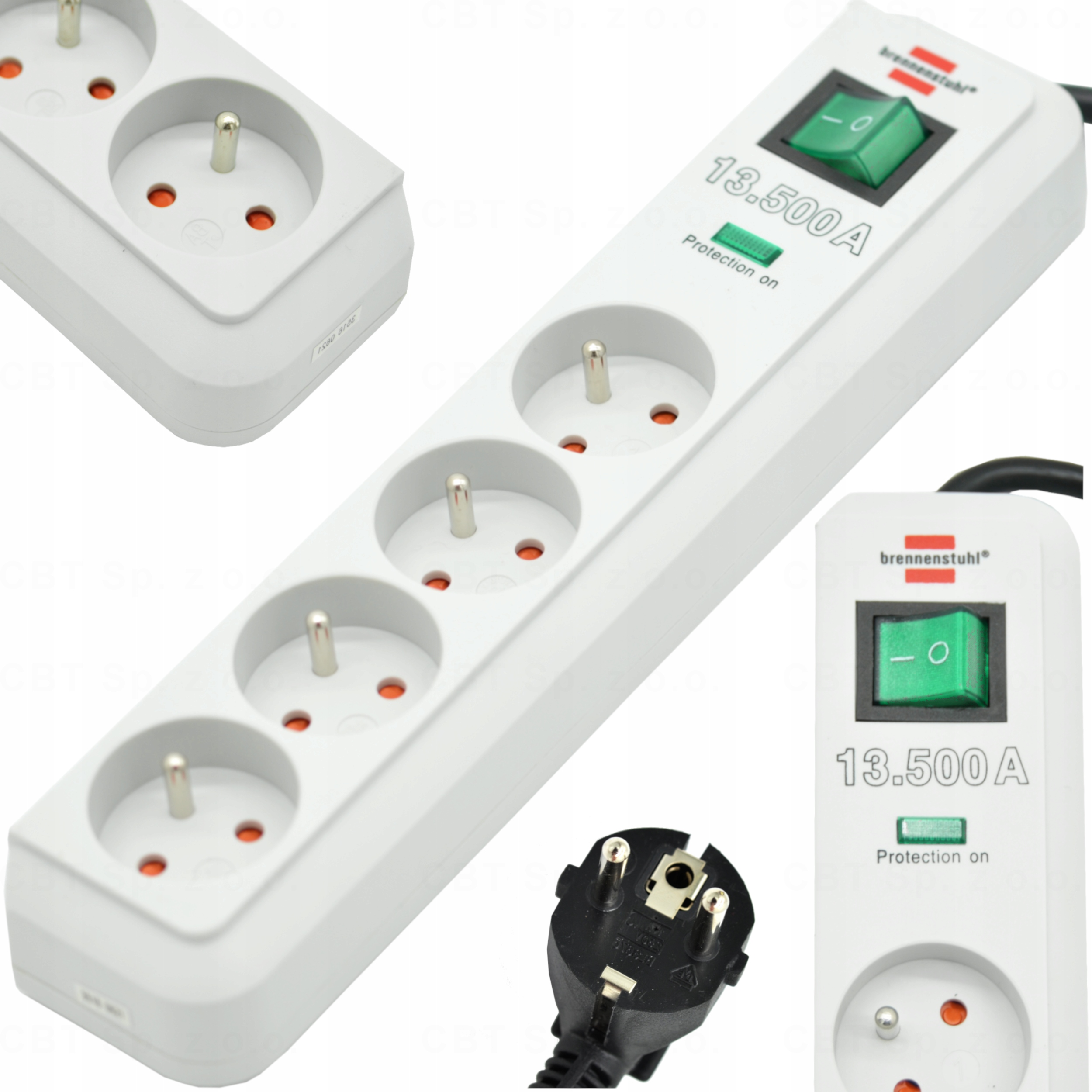 

Listwa Elektryczna Przepięciowa 4 Gniazda 13.5A