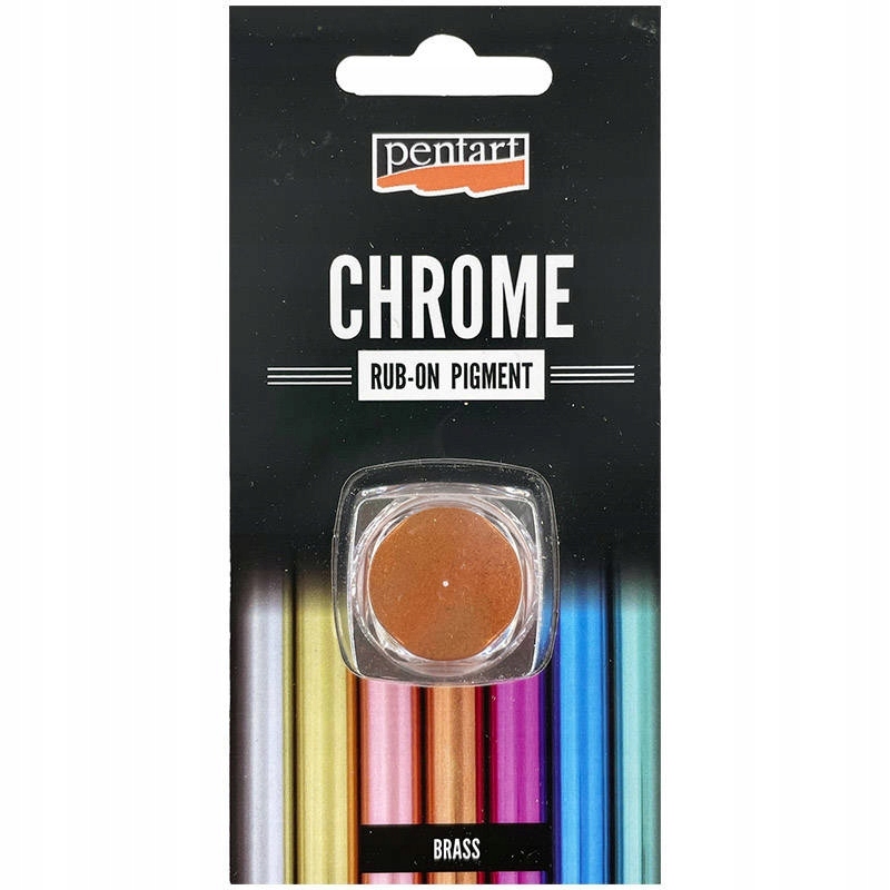 Pigment pro Chromový Efekt Kreativní pigment Rub-on 0,5g chrom bronzový efekt Lux