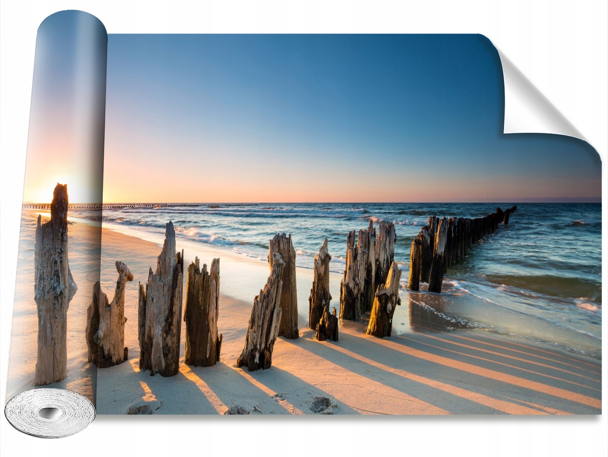 

Tapeta Samoprzylepna Plaża Falochron 416x254