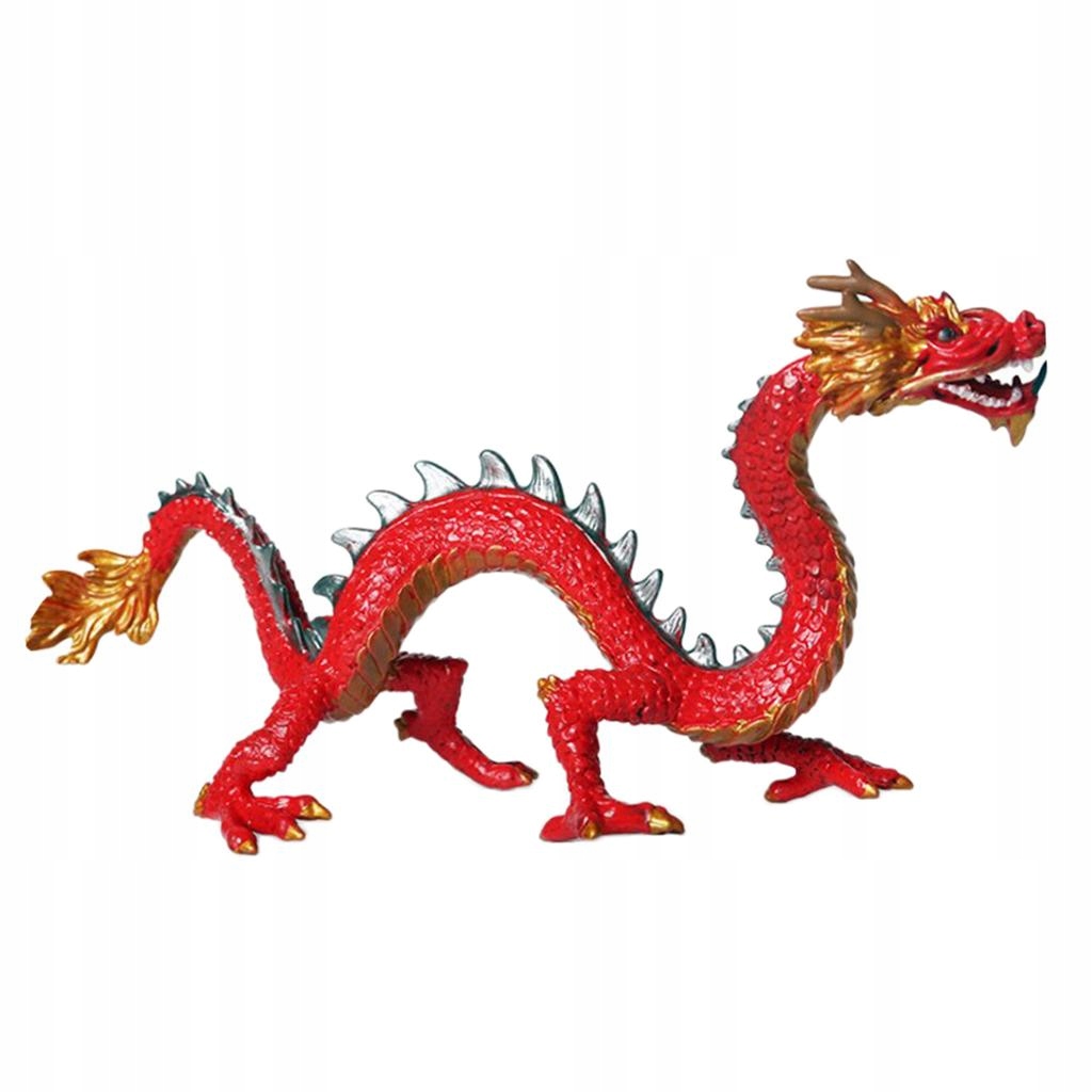 2Pcs Chinese Dragon Figures PVC Realistic Animal EAN (GTIN) 0784251680364