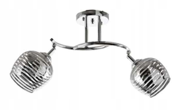 Univerzální stropní lampa, dva směry svícení, stříbrná barva do kuchyně