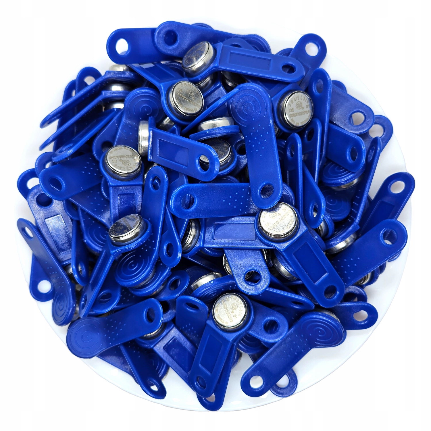 100 SZT PASTYLKA Dallas iButton RFID Klucz Zbliżeniowy UNIQUE DS1990 Producent Inna