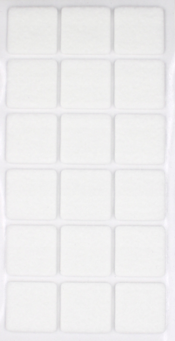 

Filce samoprzylepne Floor Care 30 x 30 mm Białe