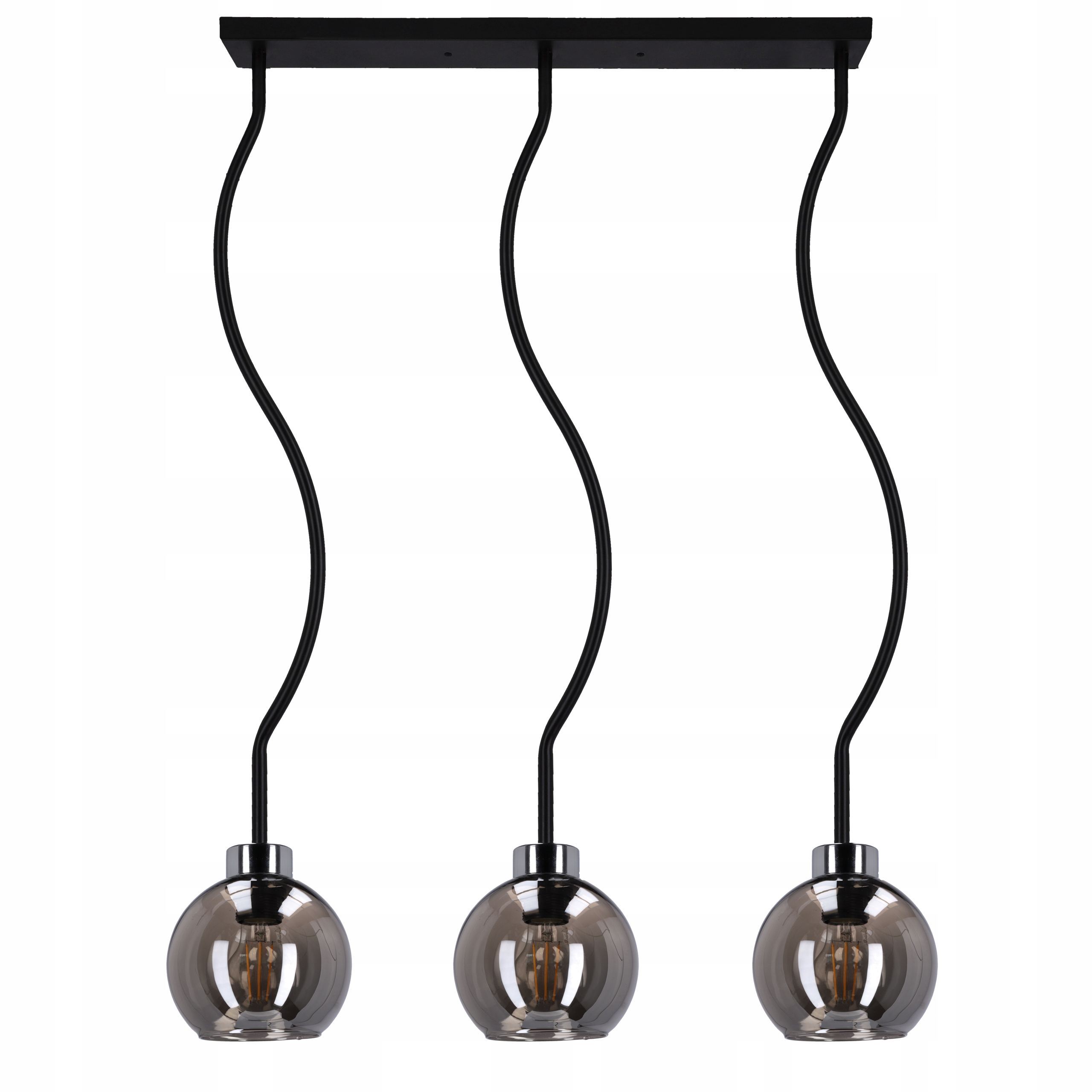 Závěsné stropní svítidlo Glamour Triple E27 Led