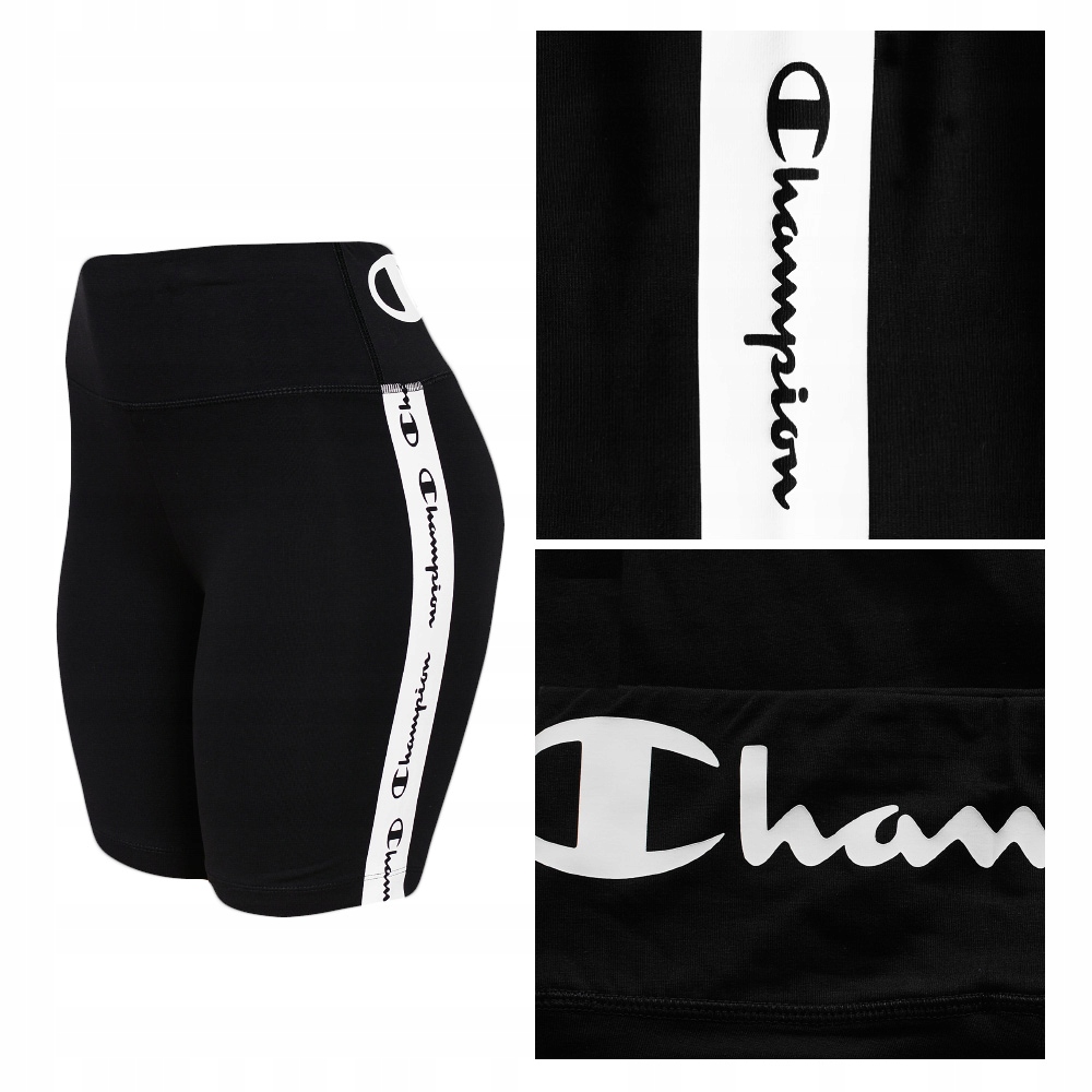

Champion Spodnie Damskie Kolarki 115055 Czarne M