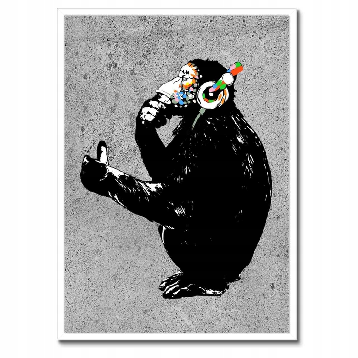 Plakáty v rámu 50x70 Dj Opice to má ráda