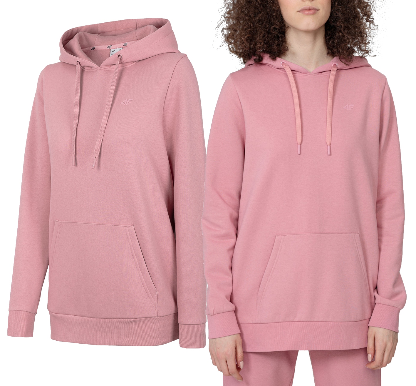 

Damska Bluza Dresowa Z Kapturem 4F BLD352 56S XXL