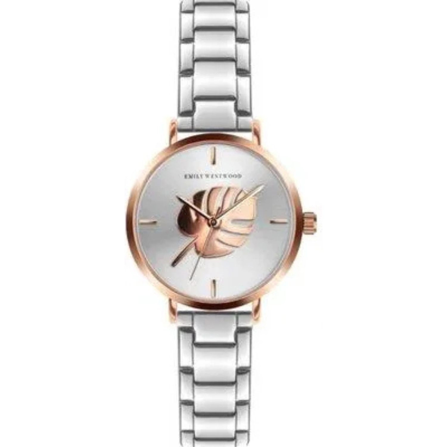 Dámské hodinky Emily Westwood stříbrné elegantní křemenné