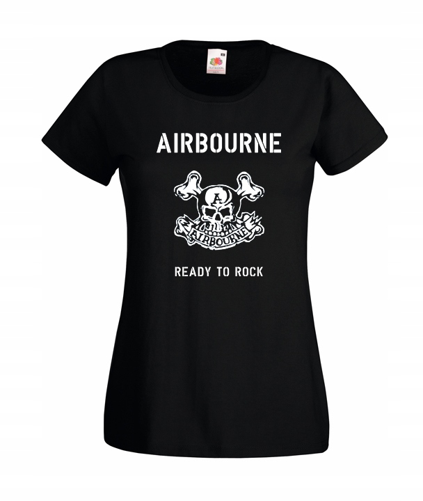

L Koszulka Damska Airbourne Ready To Rock Wzór