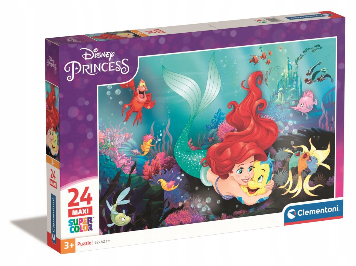 Disney Puzzle Princesse Supercolor 24 maxi pièces 24232