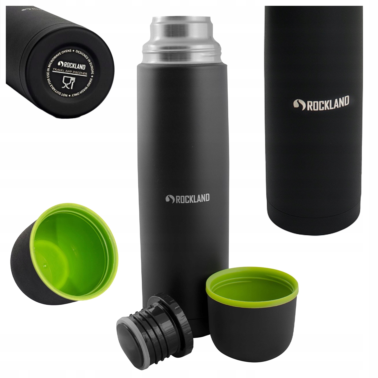 Termos Na Napoje Herbatę Stalowy Turystyczny 2X Rockland Helios 1 L