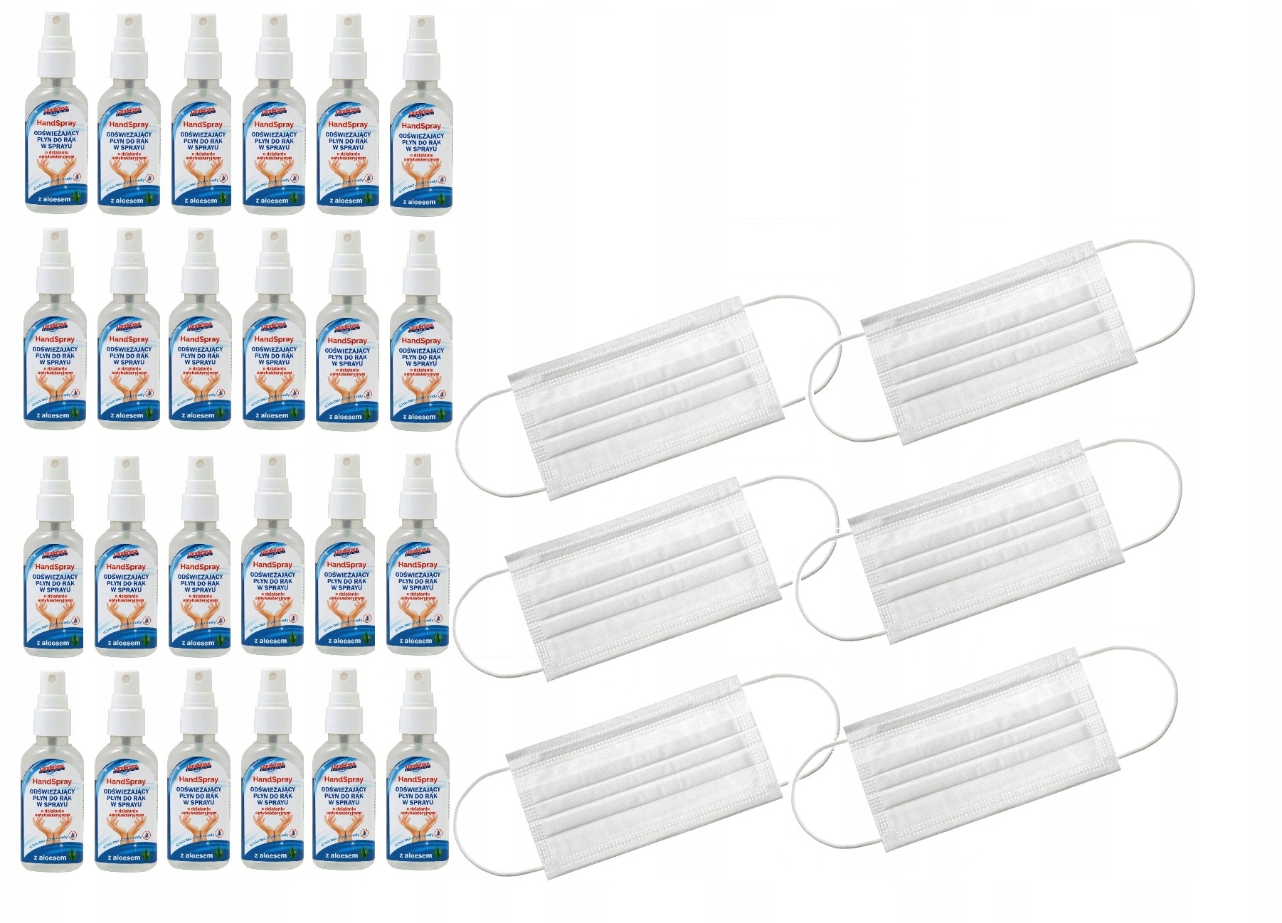 Odświeżający płyn do rąk w sprayu HandSpray 60 ml