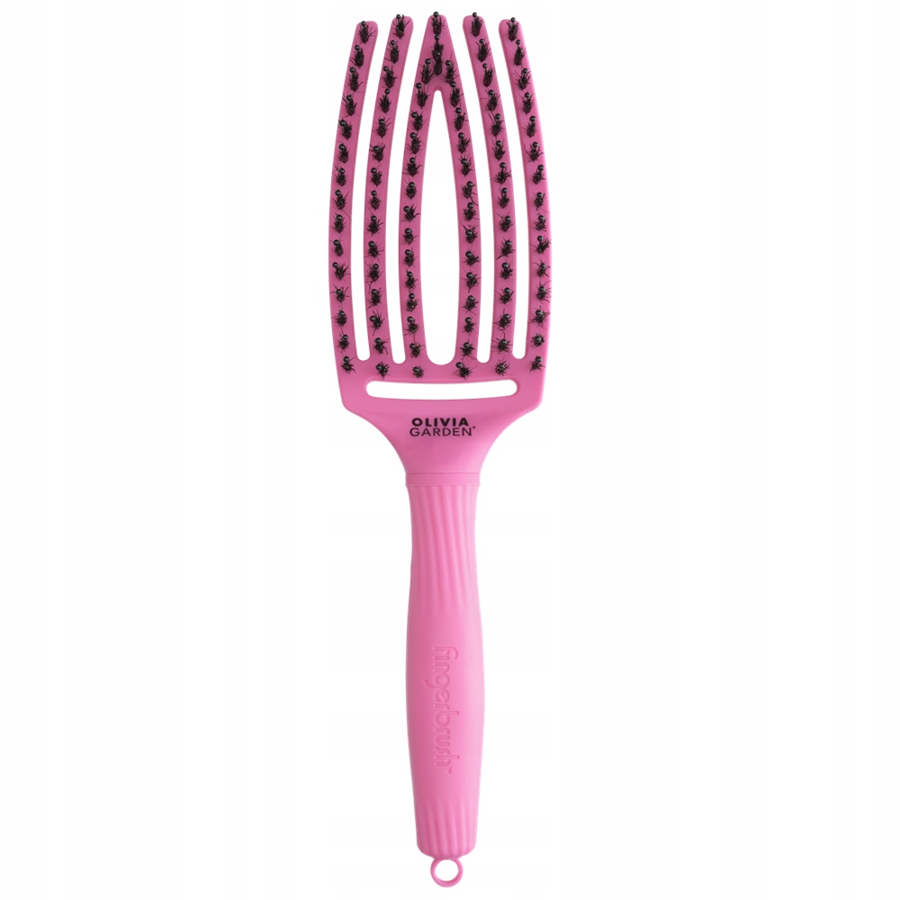 Olivia Garden FingerBrush Dolce Vita Pink Granita Combo Medium – kartáč
