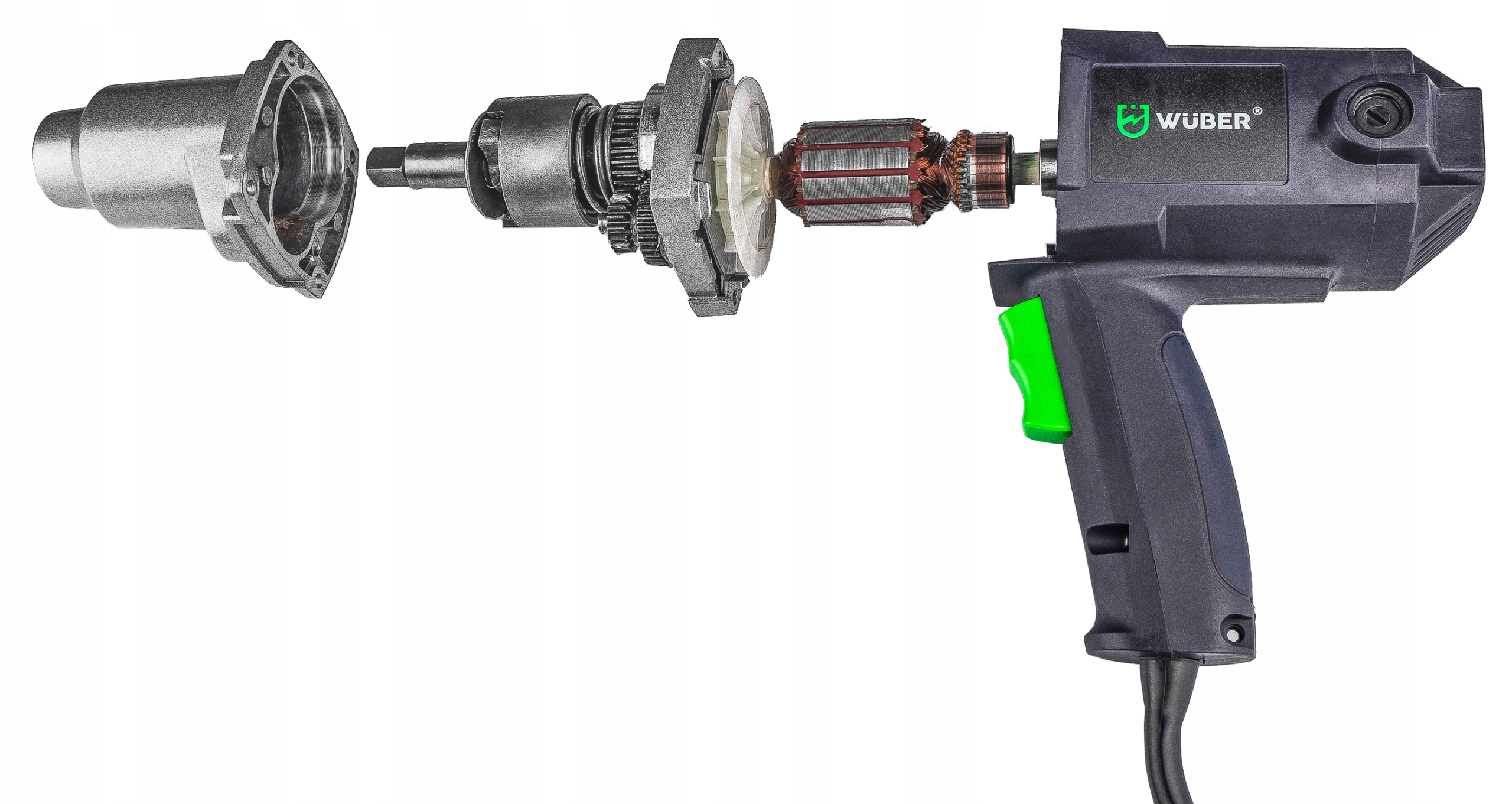 KLUCZ UDAROWY ELEKTR. 1/2 DO KÓŁ NASADKI WALIZKA Moc 2200 W