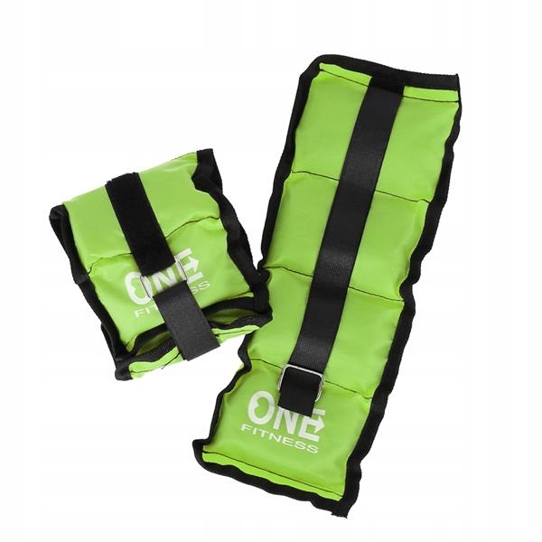 Zestaw Obciążników Fitness Na Rzep 2x0,7 Kg One Fitness Zielony