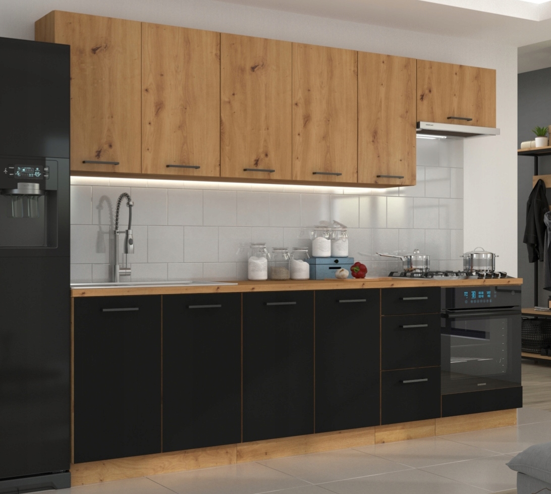 MEBLE KUCHENNE ZESTAW MEBLI KUCHENNYCH MADERA Materiał płyta MDF