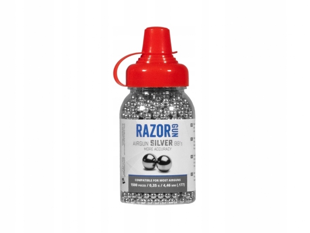 Śrut BB's Razorgun Silver kal. 4,46 mm 1500 szt.