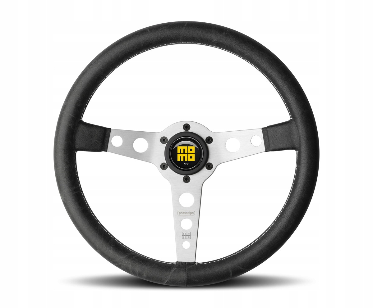 Volant Momo Heritage Prototipo Silver 350 mm