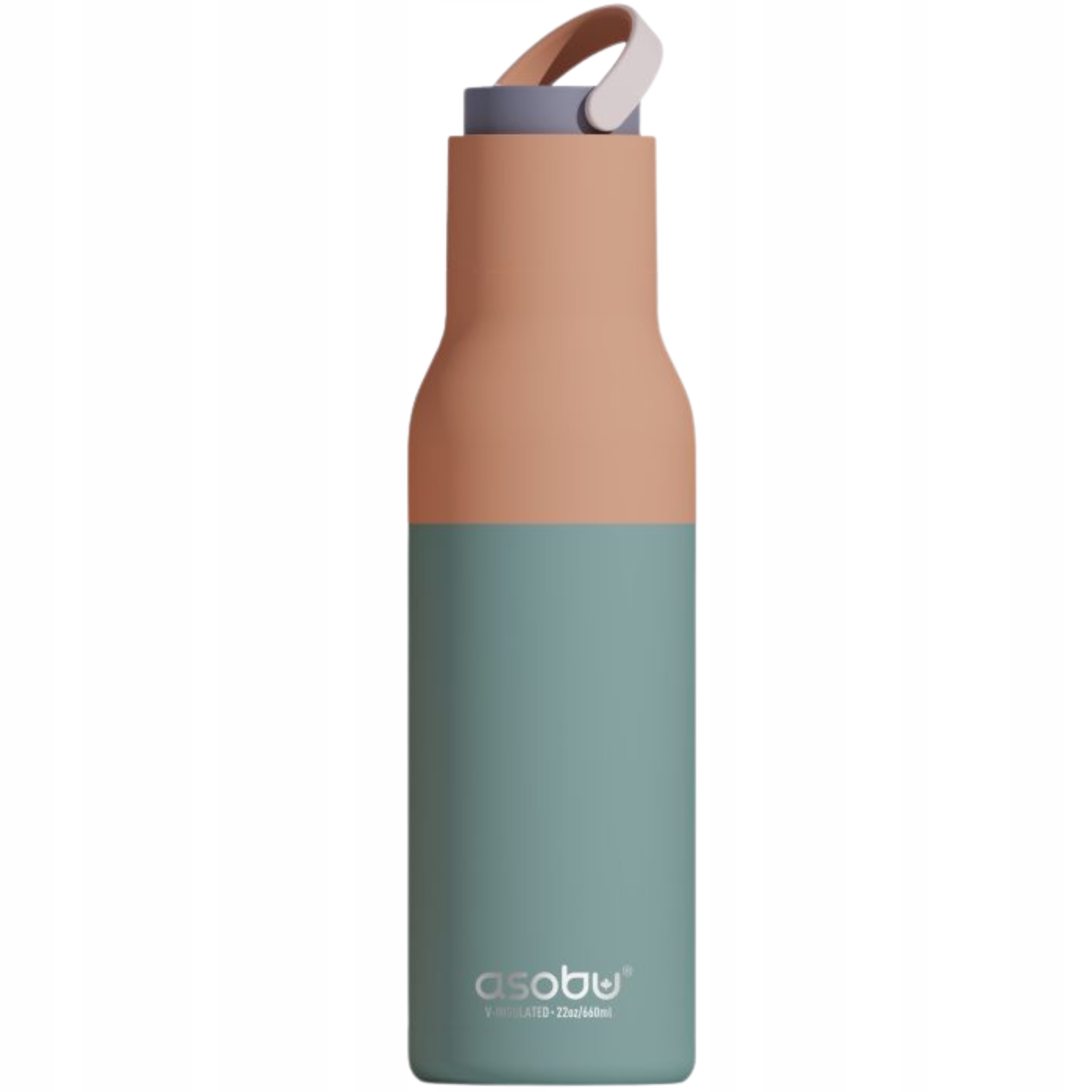 Termohrnek Termoska s rukojetí a brčkem Asobu 600 ml Láhev na kávu