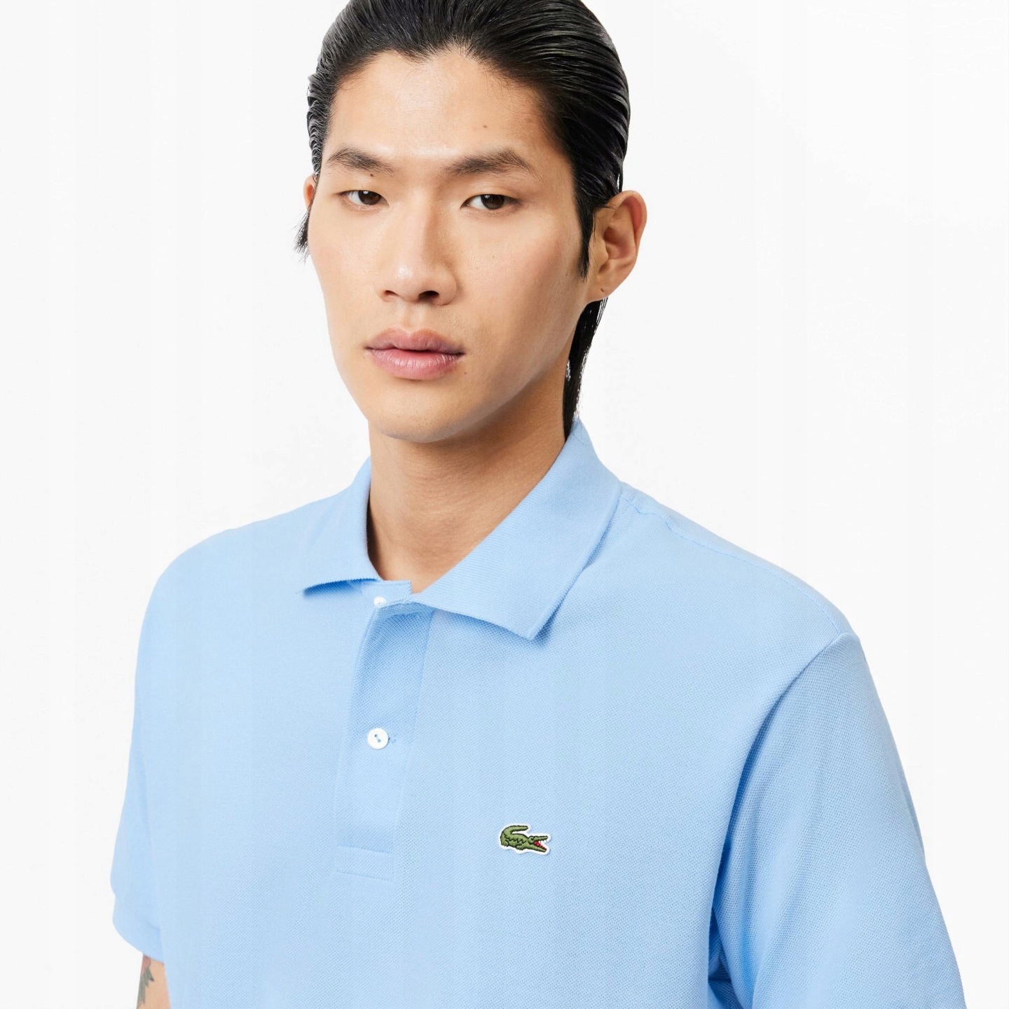 Lacoste Polokošile Modré Light Blue vel. L