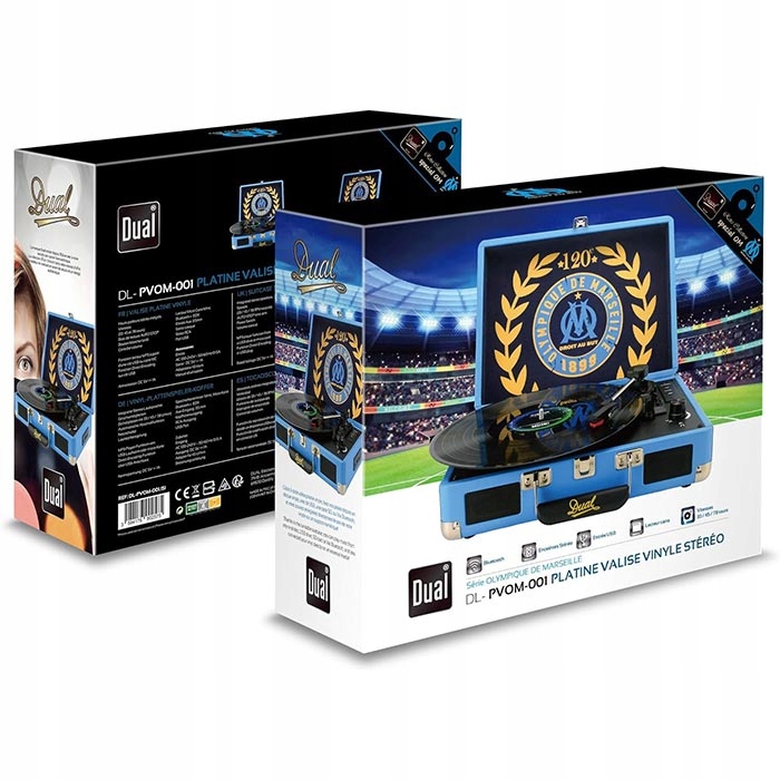 ПРОГРАВАЧ Dual STEREO 33/45/78 BLUETOOTH КОЛОНКИ USB RCA AUX IN Brand Dual