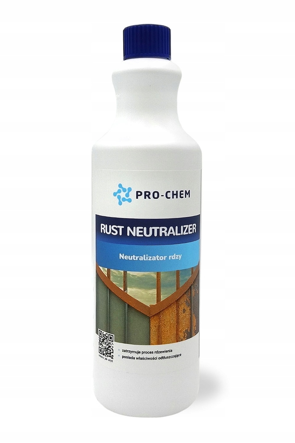 Neutralizator rdzy odrdzewiacz, odtłuszczacz Pro-chem Rust Neutralizer 1L