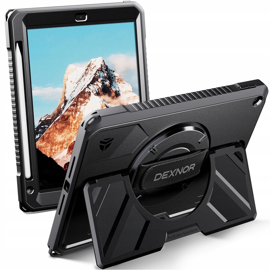 Pancéřové Pouzdro Dexnor 360° pro iPad 10.2" 2021/2020/2019 9/8/7 gen stojan