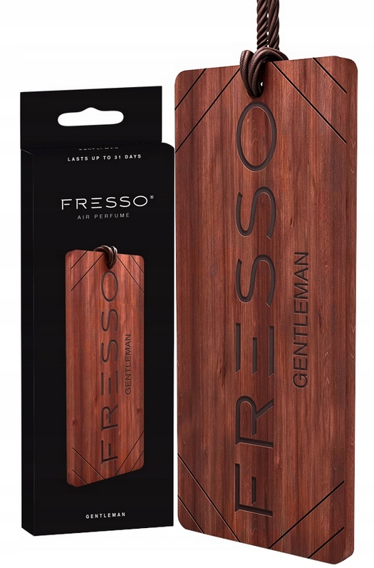Fresso Gentleman Drewniana Zawieszka Zapachowa Do Samochodu