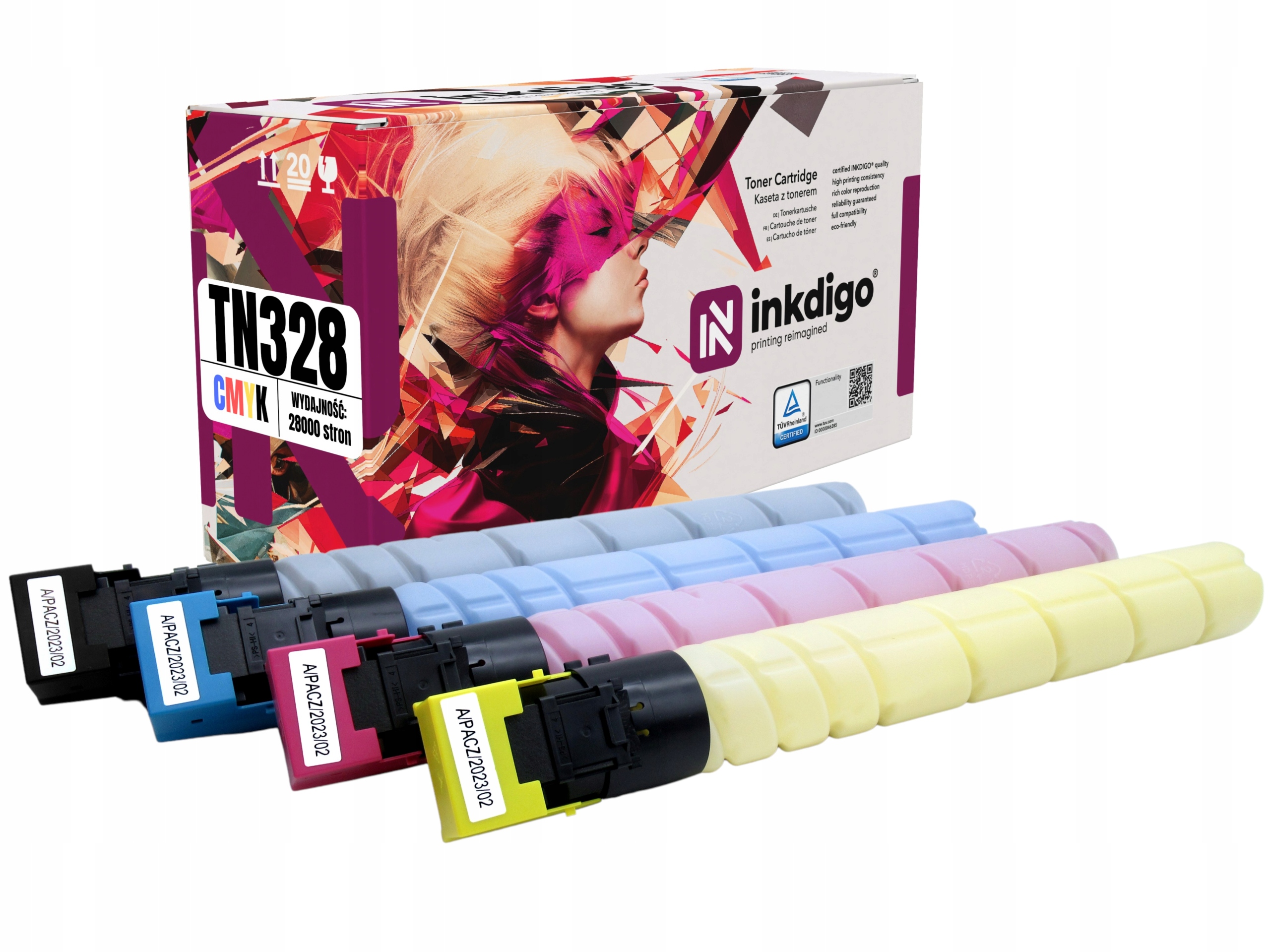 Náhradní Tonery TN328 Pro Tiskárnu Konica Minolta Bizhub C250i C300i C360i