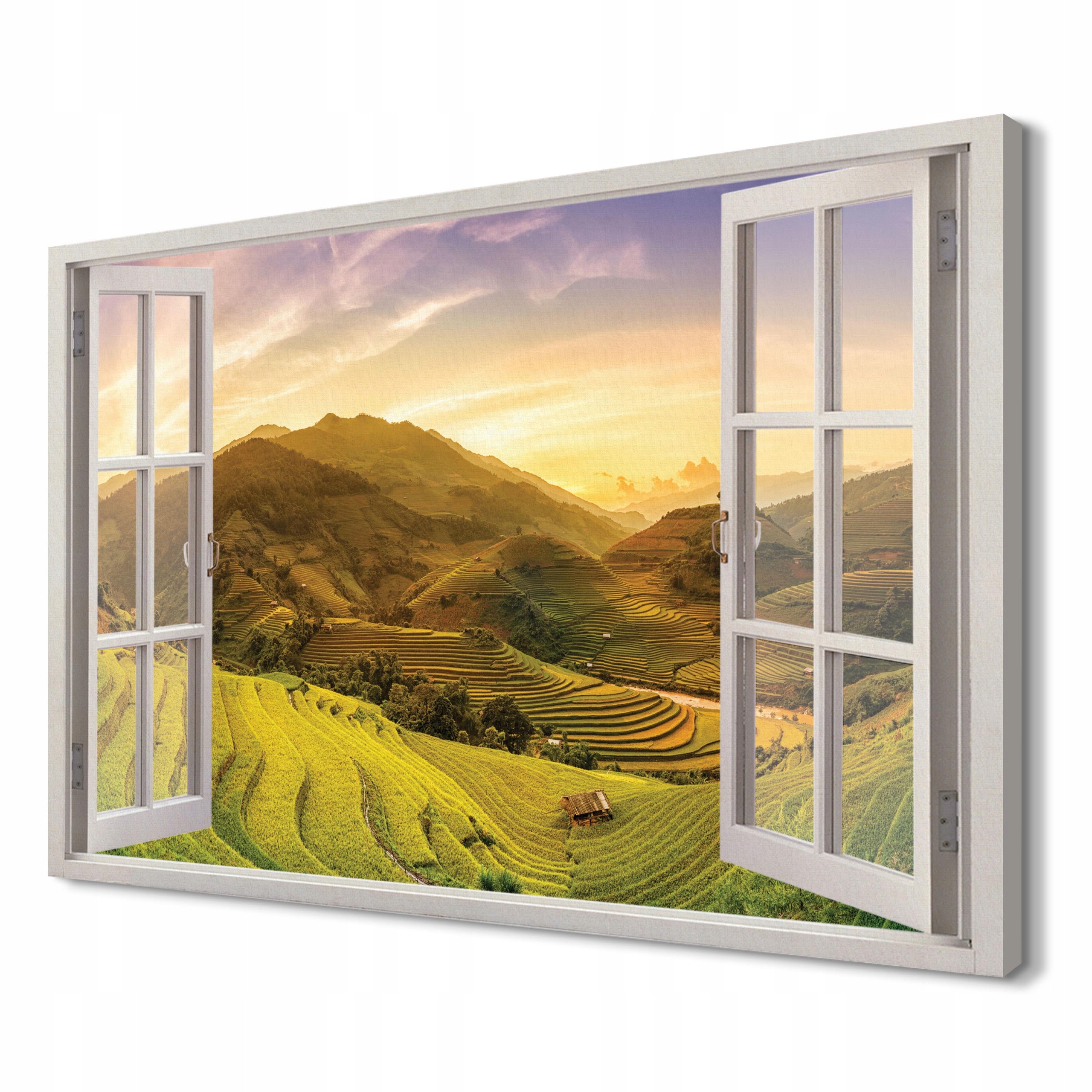 

Pola ryżowe Canvas 3d 120x80 mały ozdoba ścienna