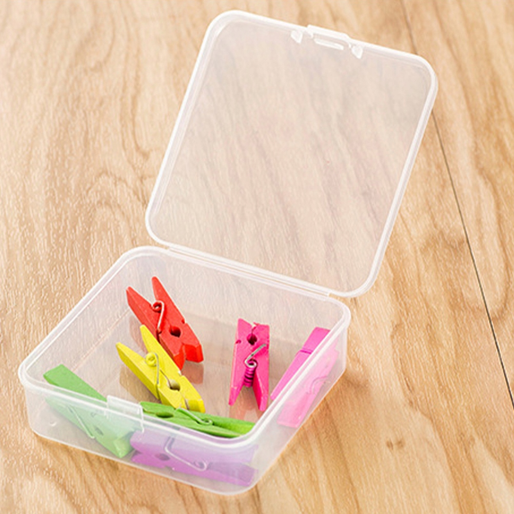 40 SZT. MAŁYCH, PRZEZROCZYSTYCH PUDEŁEK PLASTIKOWYCH MAŁYCH PUDEŁEK NA Szerokość produktu 23 cm