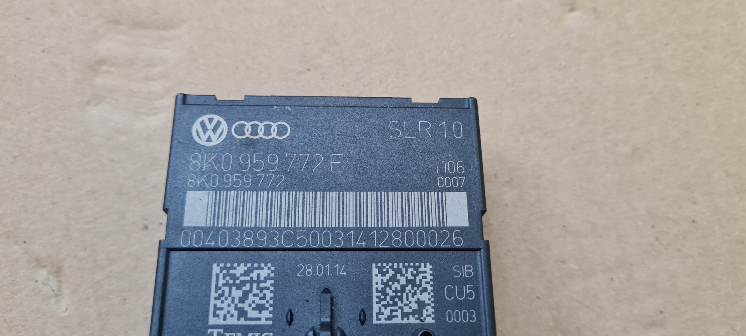 SQ5 8R Q5 LIFT module control unit seat 8K0959772E A6 C7 A7