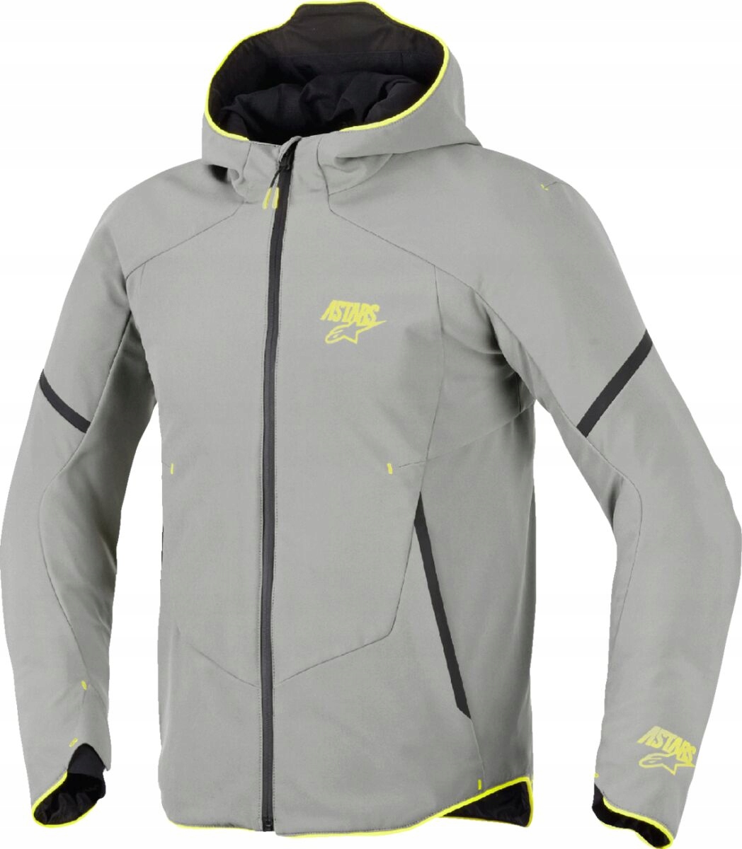 Motocyklová Bunda Alpinestars Aeroshell Wp Gy/ylw 4XL 3200226-9116-4XL