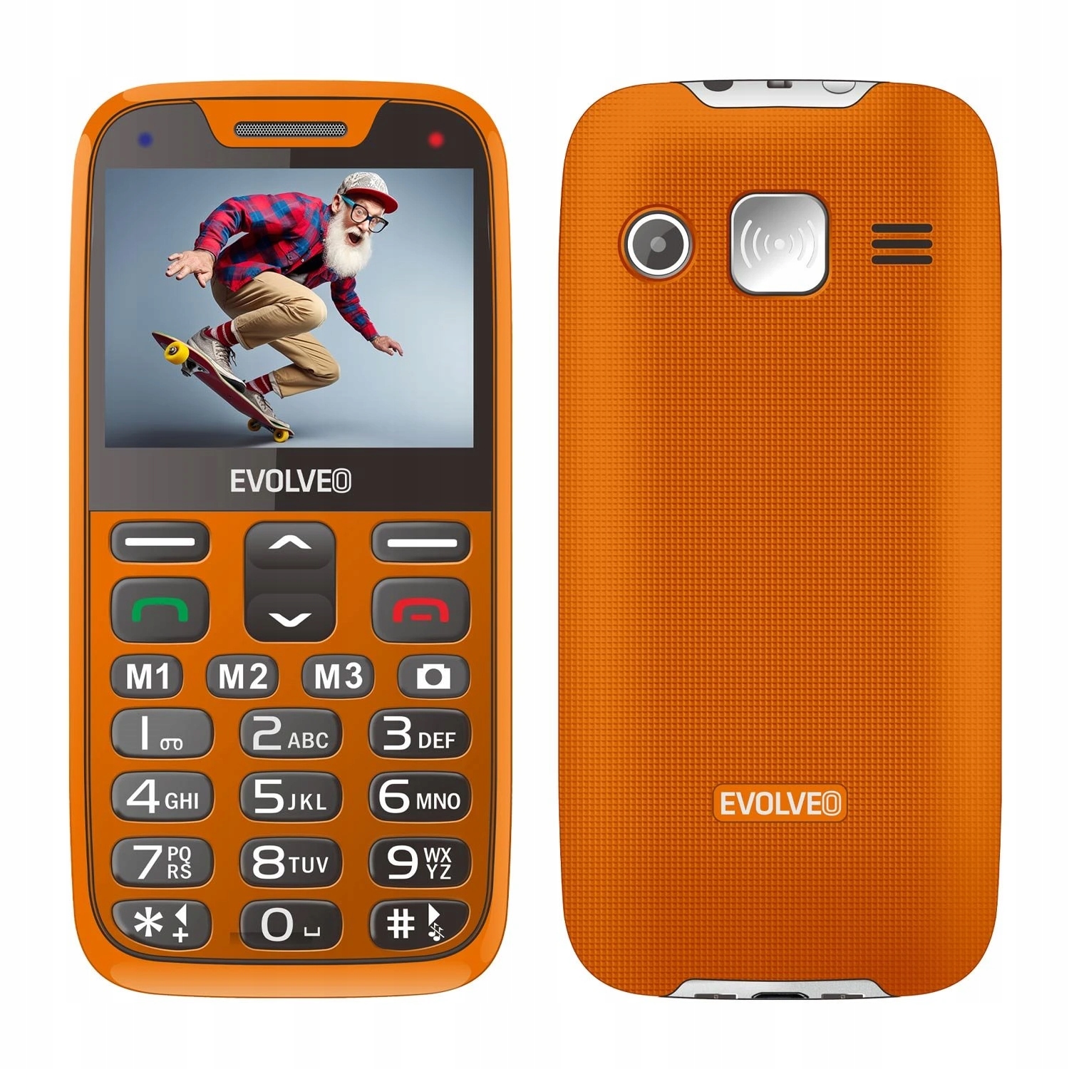 Evolveo StrongPhone G9 mobiltelefon 32 Mb 32 Mb 2G narancssárga