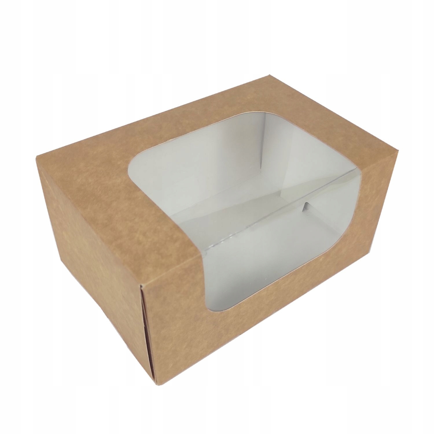 

Pudełko na tort z oknem kraft, 16,5 x 11 x 8 cm