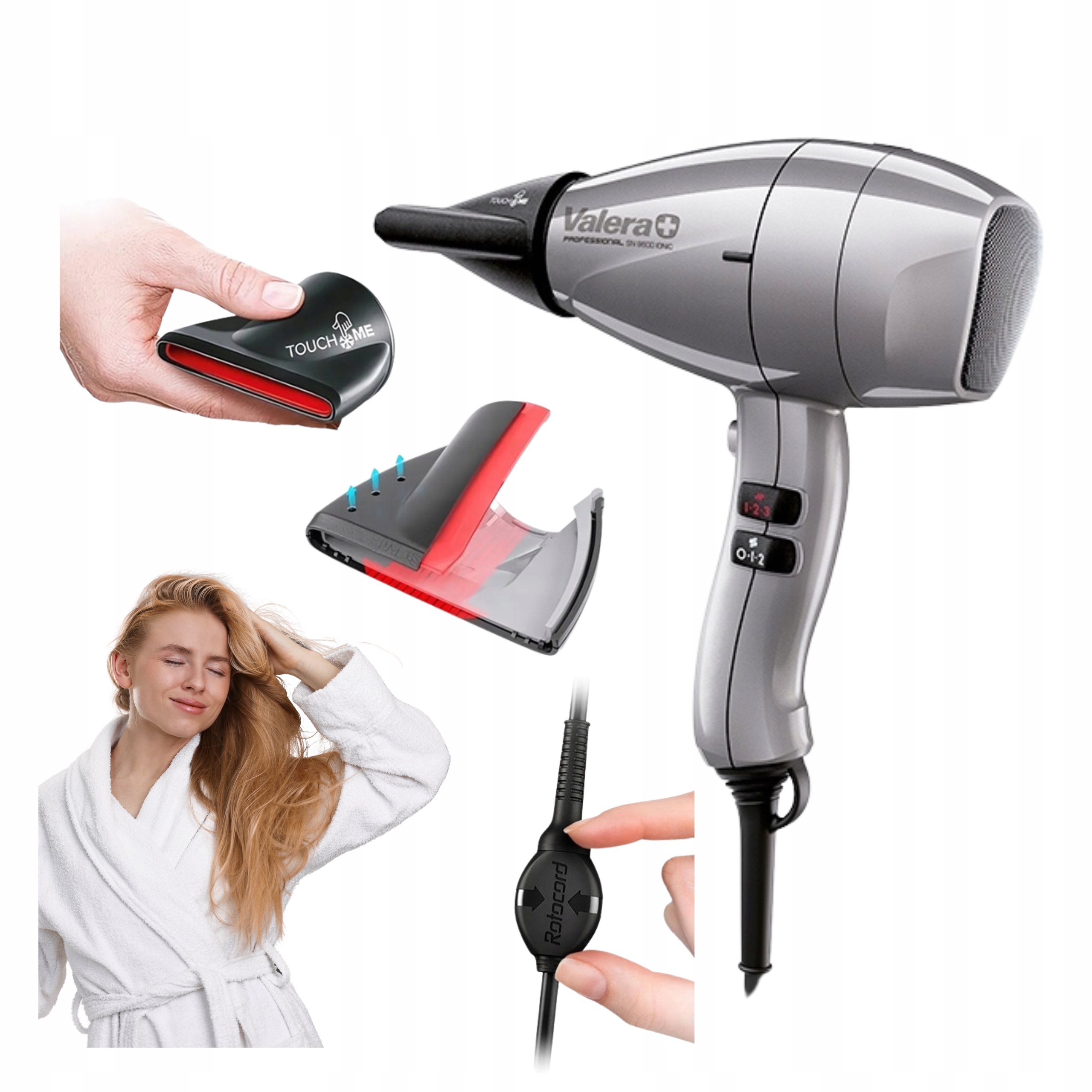 Valera Suszarka do Włosów Swiss Nano 9600 Jonizacja Zimny Nawiew 2100W