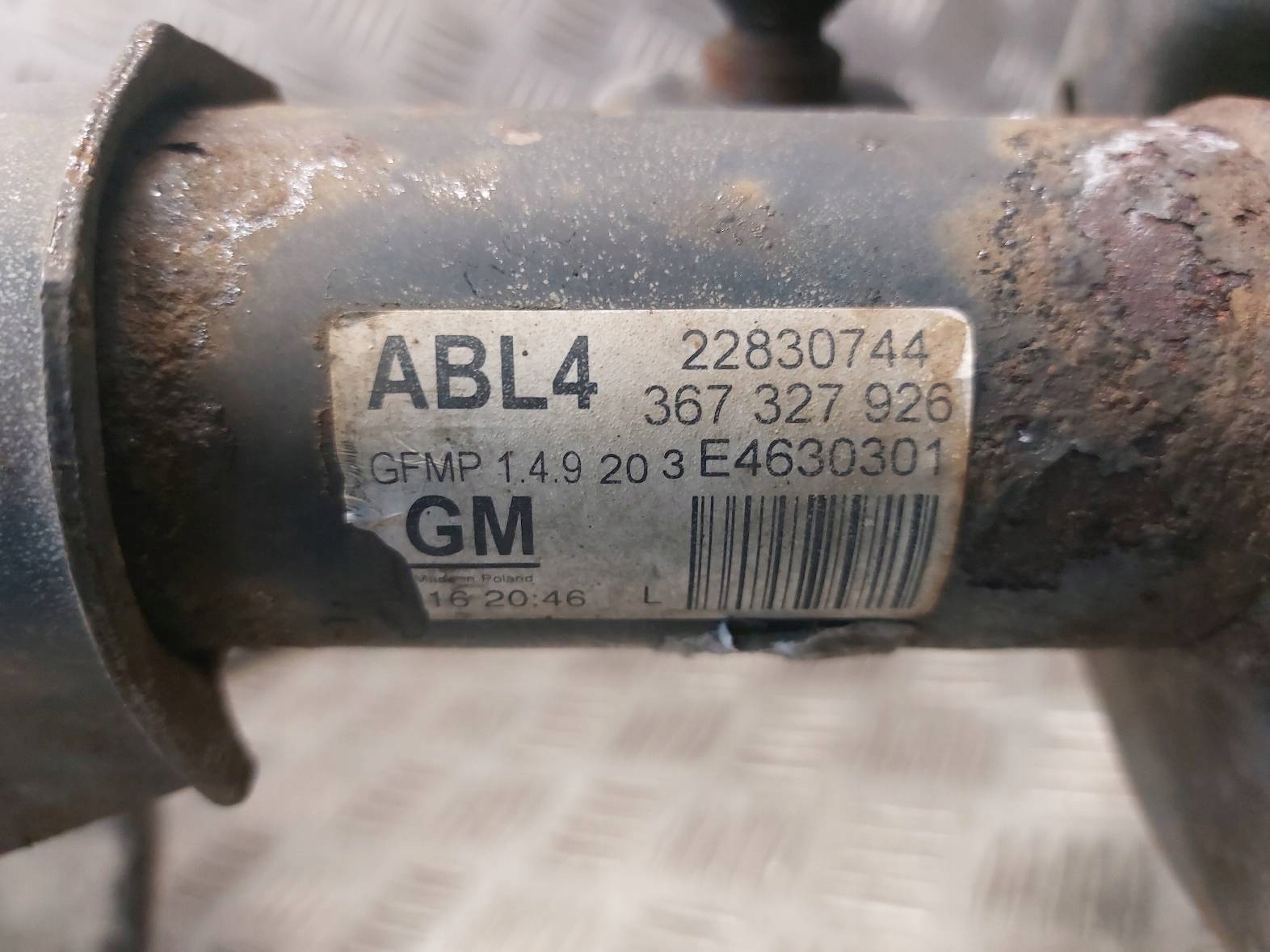 shock absorber spring swing left front OPEL INSIGNIA A 367327926