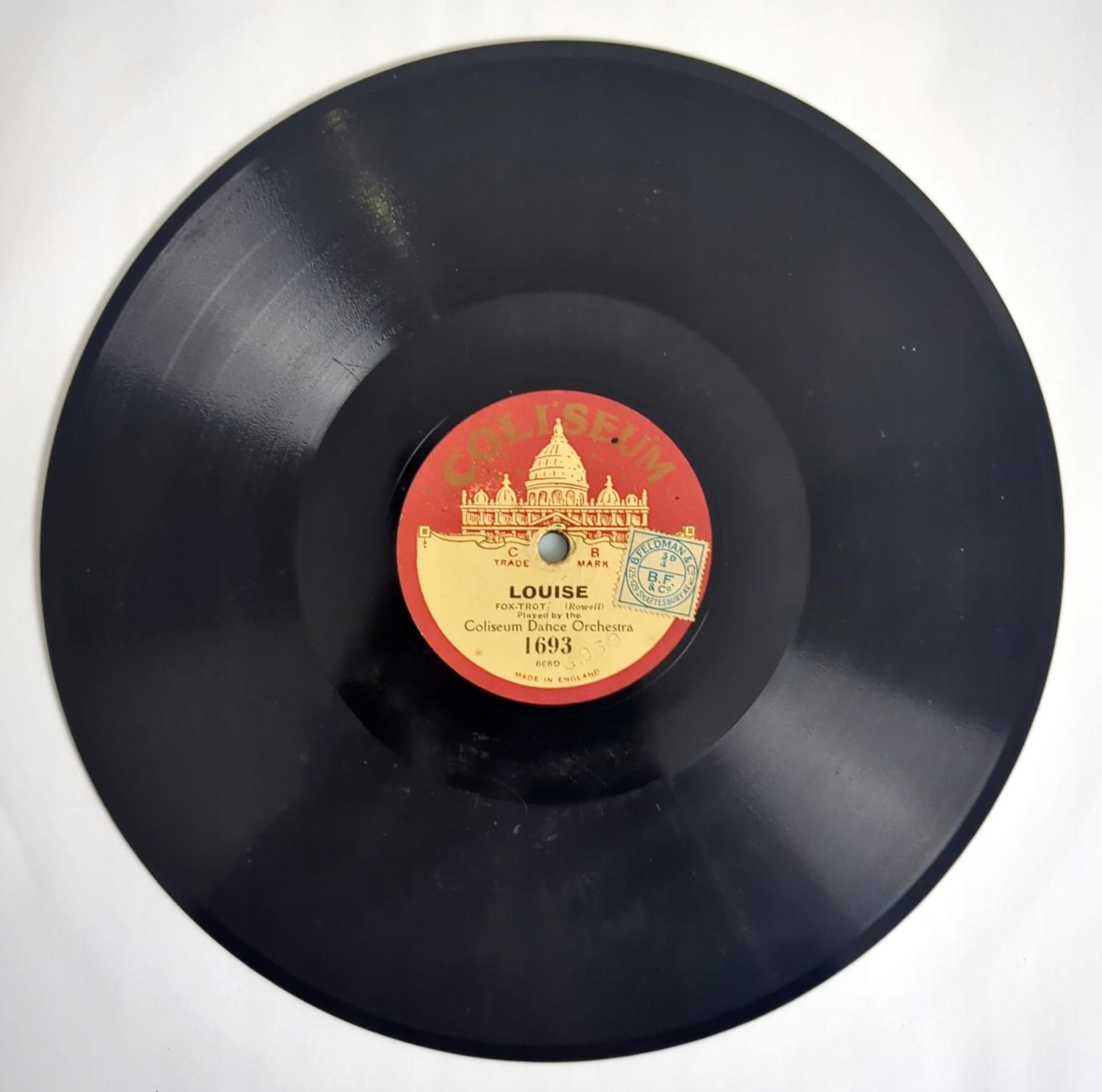 Coliseum Dance Orchestra Dream Daddy / Louise 1693 Coliseum