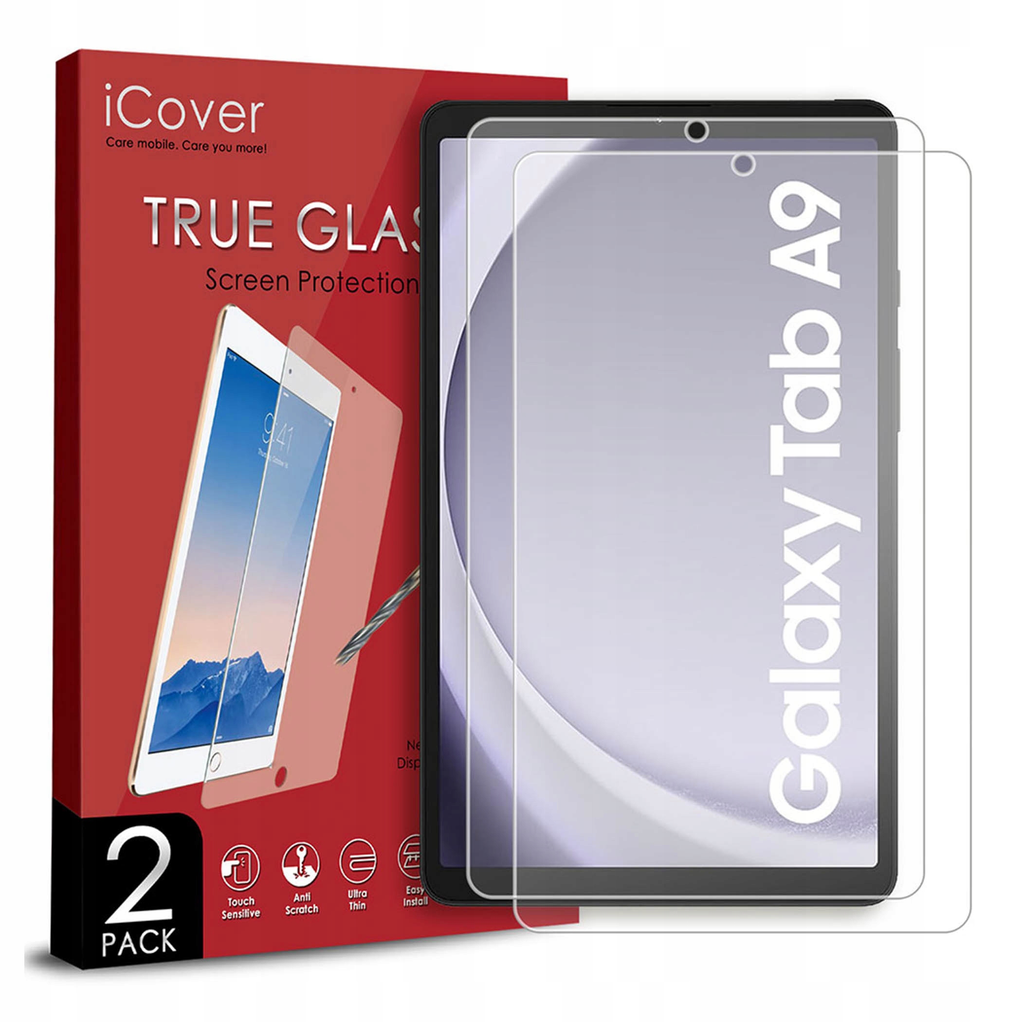 2x Szkło Do Samsung Galaxy Tab A9 8.7 2023 Szybka Szkiełko Hybrydowe Jakość