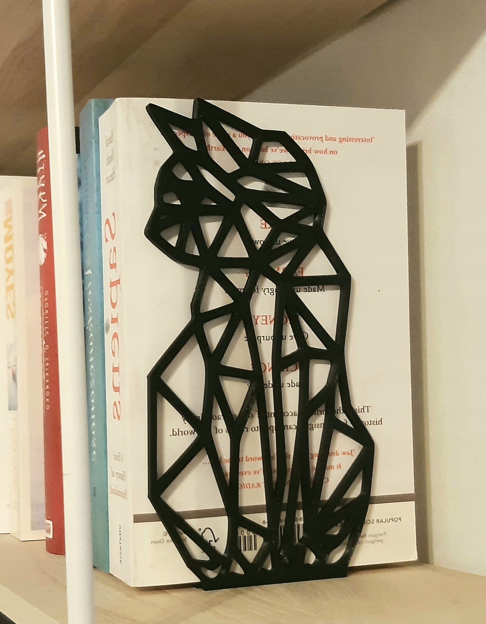 PODPÓRKA DO KSIĄŻEK STOJAK NA KSIĄŻKI KOT II 20cm Marka AA