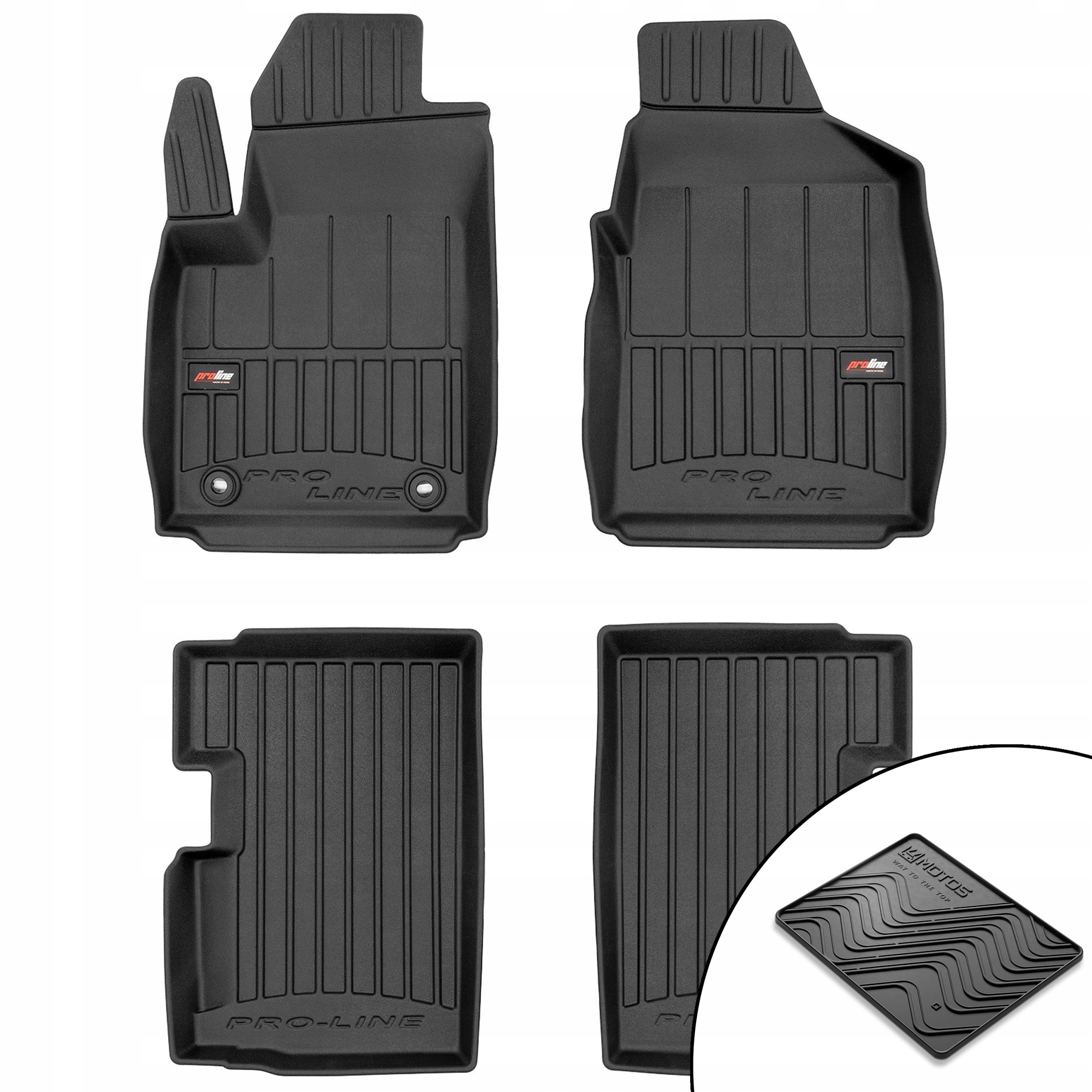 3D gumové rohože Ford Ka II 2008-2016 rohož zdarma