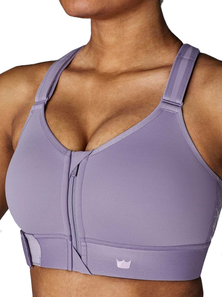 Biustonosz Sportowy Shefit Fioletowy Regulowany Ćwiczenia Siłownia Gym 4XL