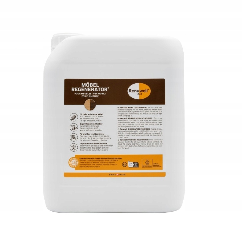 Renuwell Renovátor laku na nábytku, odstraňovač škrabancov, 5 litrov