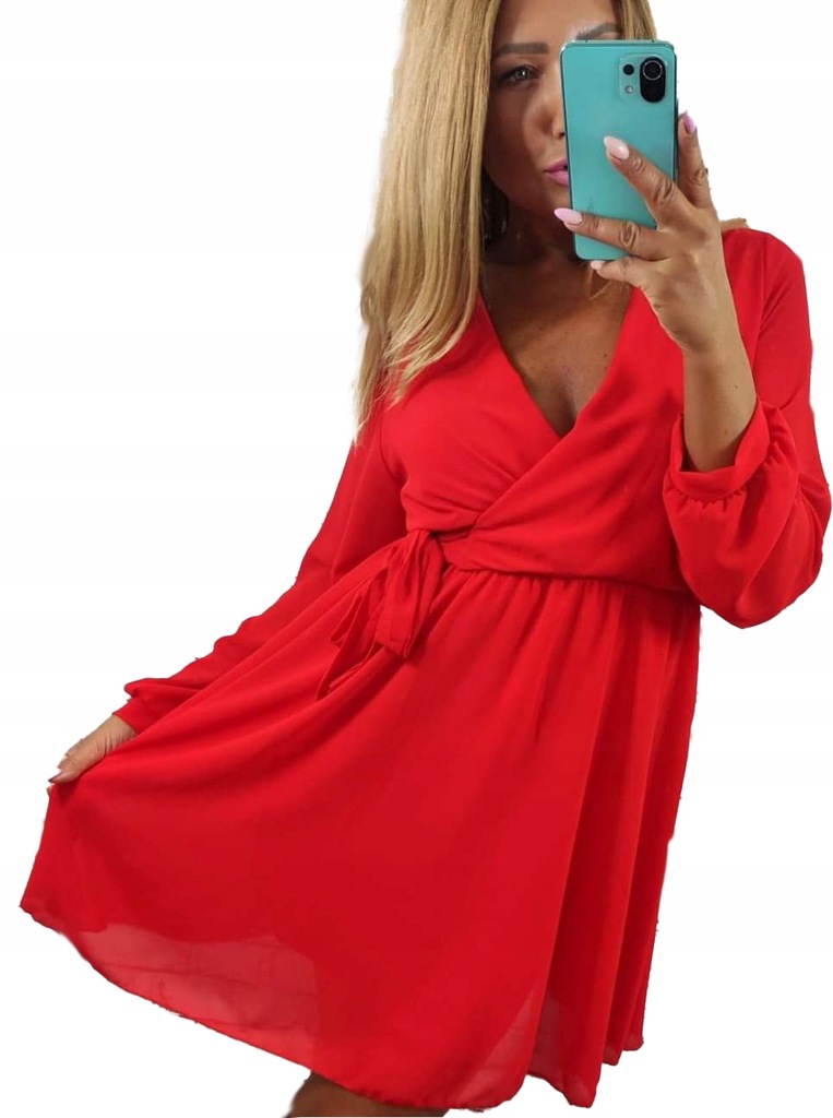 Žoržetová Šaty Výstřih V-neck vel 46