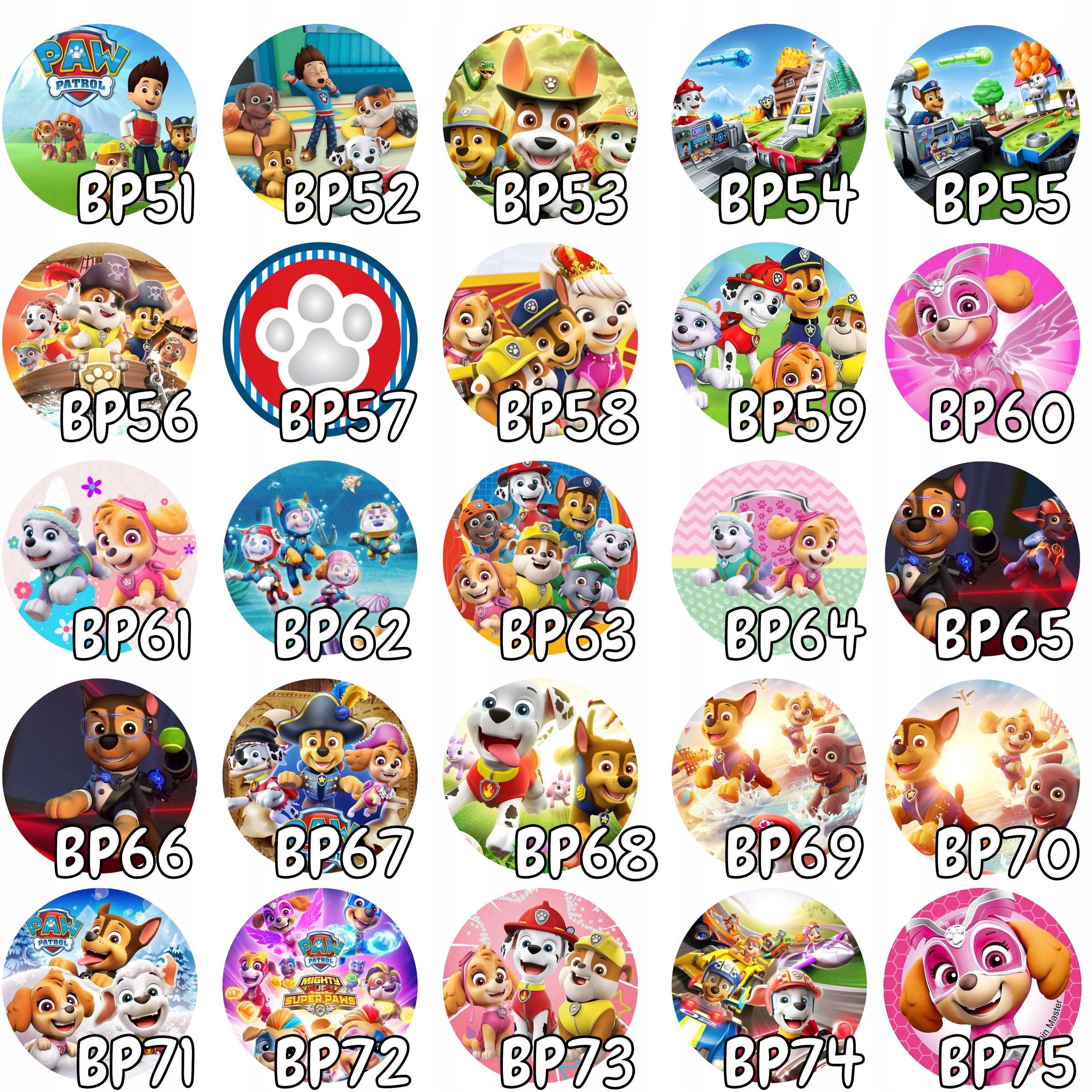 OPŁATEK NA TORT 20CM PSI PATROL SKYE EVEREST NAPIS Kod producenta WzoryOplatkowe