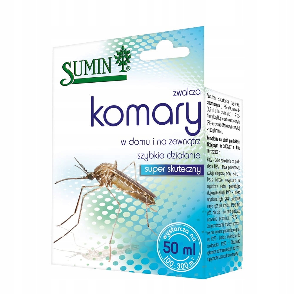 

Płyn koncentrat na komary w ogrodzie 50 ml Sumin