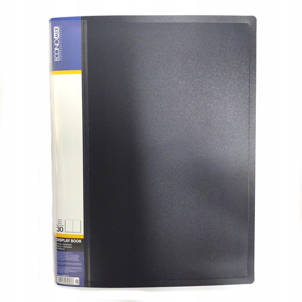Album ofertowy teczka 30 koszulek A4 czarna