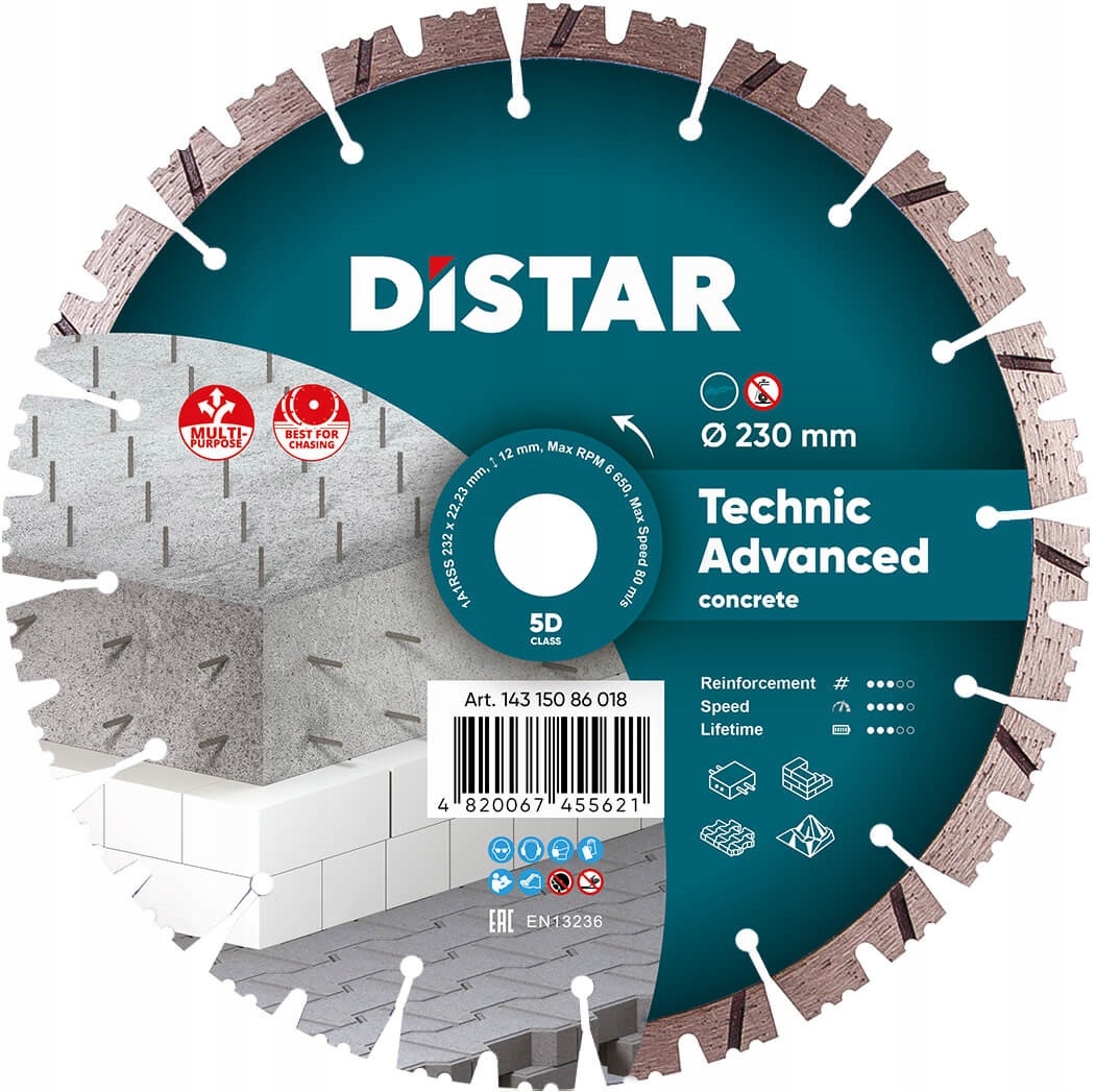 

Tarcza diamentowa 230mm Distar Technic Advanced